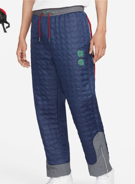 Nike/耐克正品JORDAN x CLOT男士夹棉保暖休闲运动长裤DJ9745-414