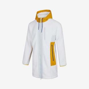 Adidas/阿迪达斯正品休闲男子运动服拉链中长款羊羔绒外套H39286