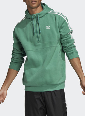 Adidas/阿迪达斯正品春季新款三叶草男子运动套头衫 FM3766