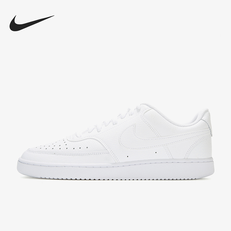 Nike/耐克正品Court Vision 1男士系带透气低帮板鞋CD5463-100