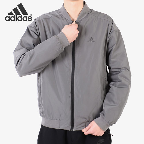 阿迪达斯男子立领运动棉服