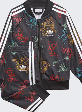 Adidas/阿迪达斯正品 三叶草 运动休闲婴幼童长袖长裤套装 H20324