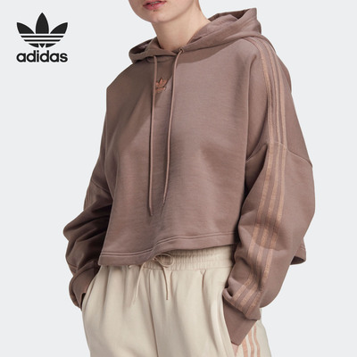 阿迪达斯女子休闲连帽套头衫