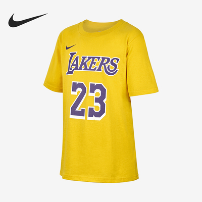 Nike/耐克正品NBA大童男孩柔软透气轻盈短袖T恤FZ8621-728