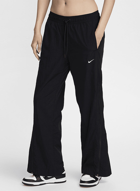 Nike/耐克正品2025秋季款女士微喇运动日常耐穿休闲裤FV7545-010