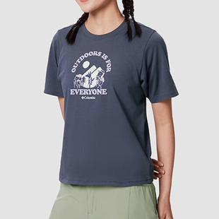 T恤AR2267466 Columbia 哥伦比亚正品 新款 女士复古印花短袖