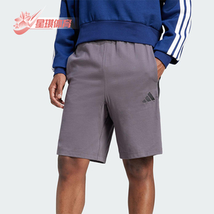 款 2025夏季 男士 针织经典 JE6412 Adidas 三条纹短裤 阿迪达斯正品