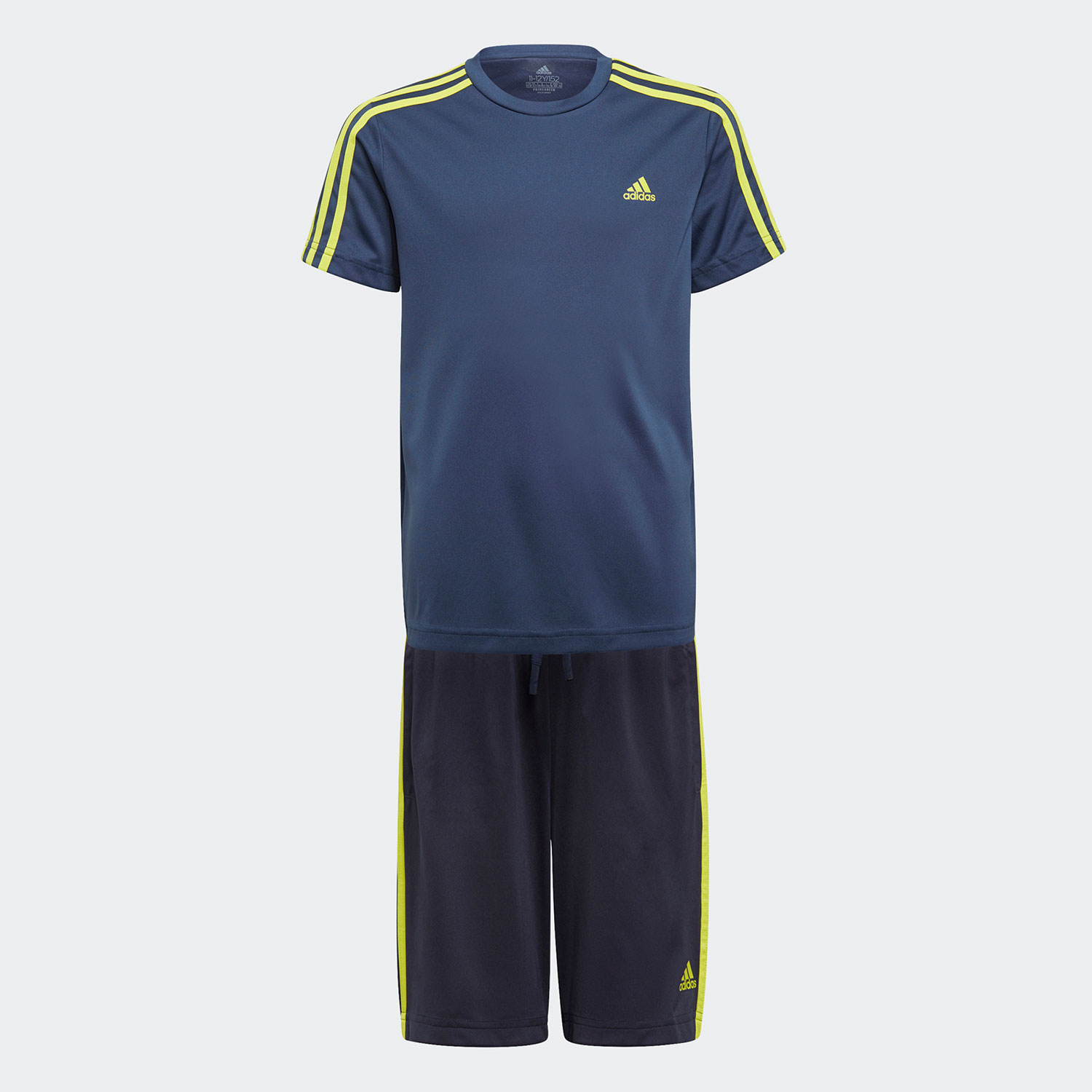 Adidas/阿迪达斯正品 夏新款休闲运动男大小童短袖套装 GN1491