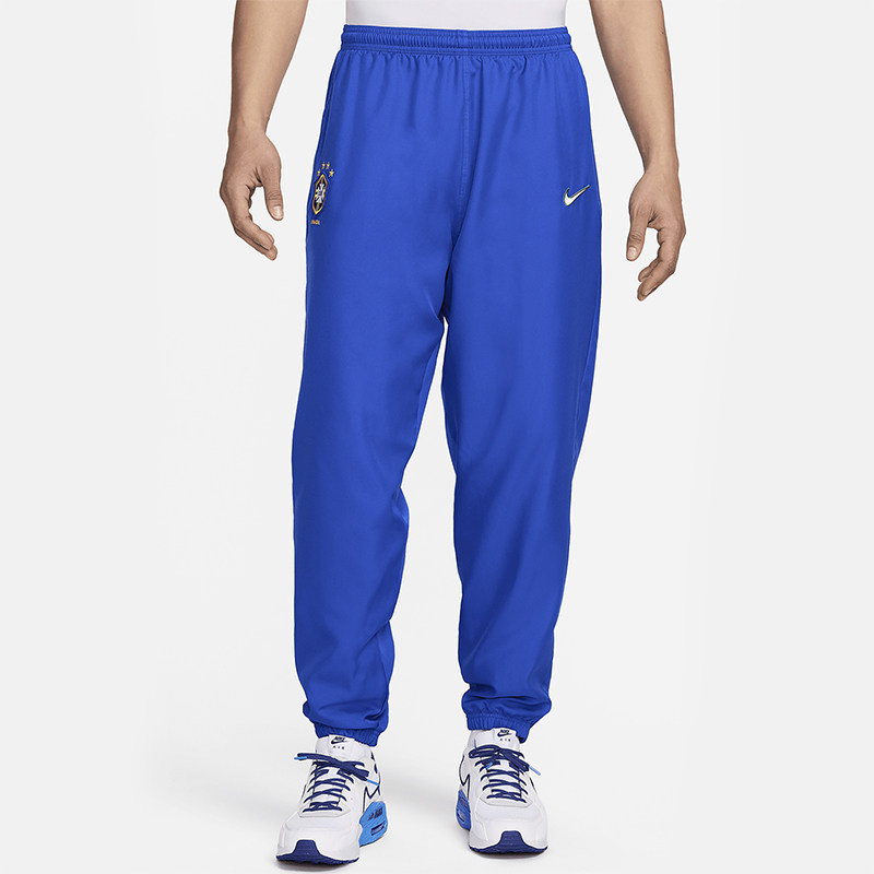 Nike/耐克正品巴西队男时尚休闲复古梭织足球运动长裤 FZ6716-438