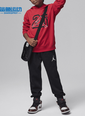 Nike/耐克正品JORDAN新款婴童红黑色柔软经典卫衣套装FZ174-010