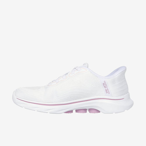 Skechers斯凯奇正品GO WALK 7女系带低帮运动休闲鞋125259-WPK