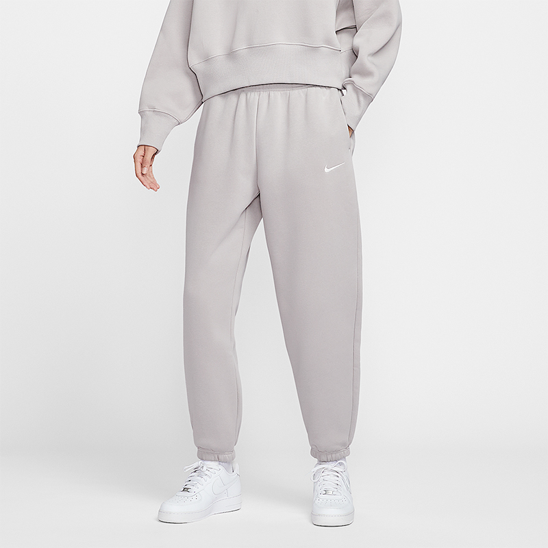 Nike/耐克正品Sportswear女士高腰加绒运动针织长裤FZ5997-009