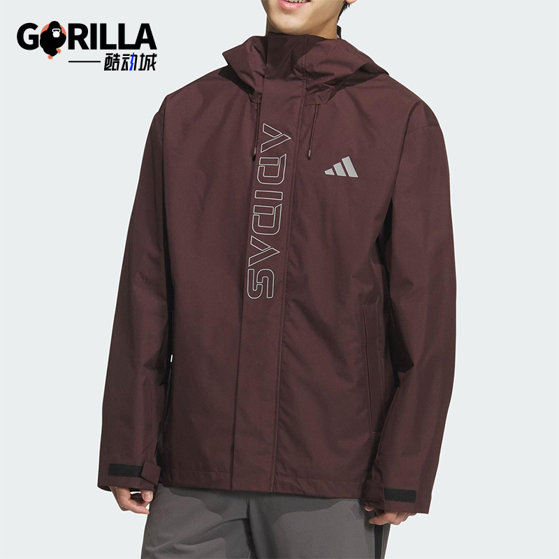 Adidas/阿迪达斯正品V WV JKT男女宽松保暖运动户外外套KF5233