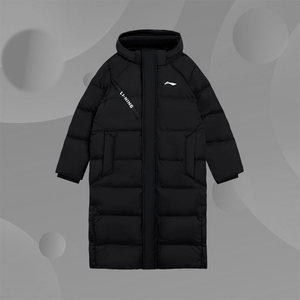 Lining/李宁正品童装男大童长款宽松防寒保暖加厚羽绒服YYMS025