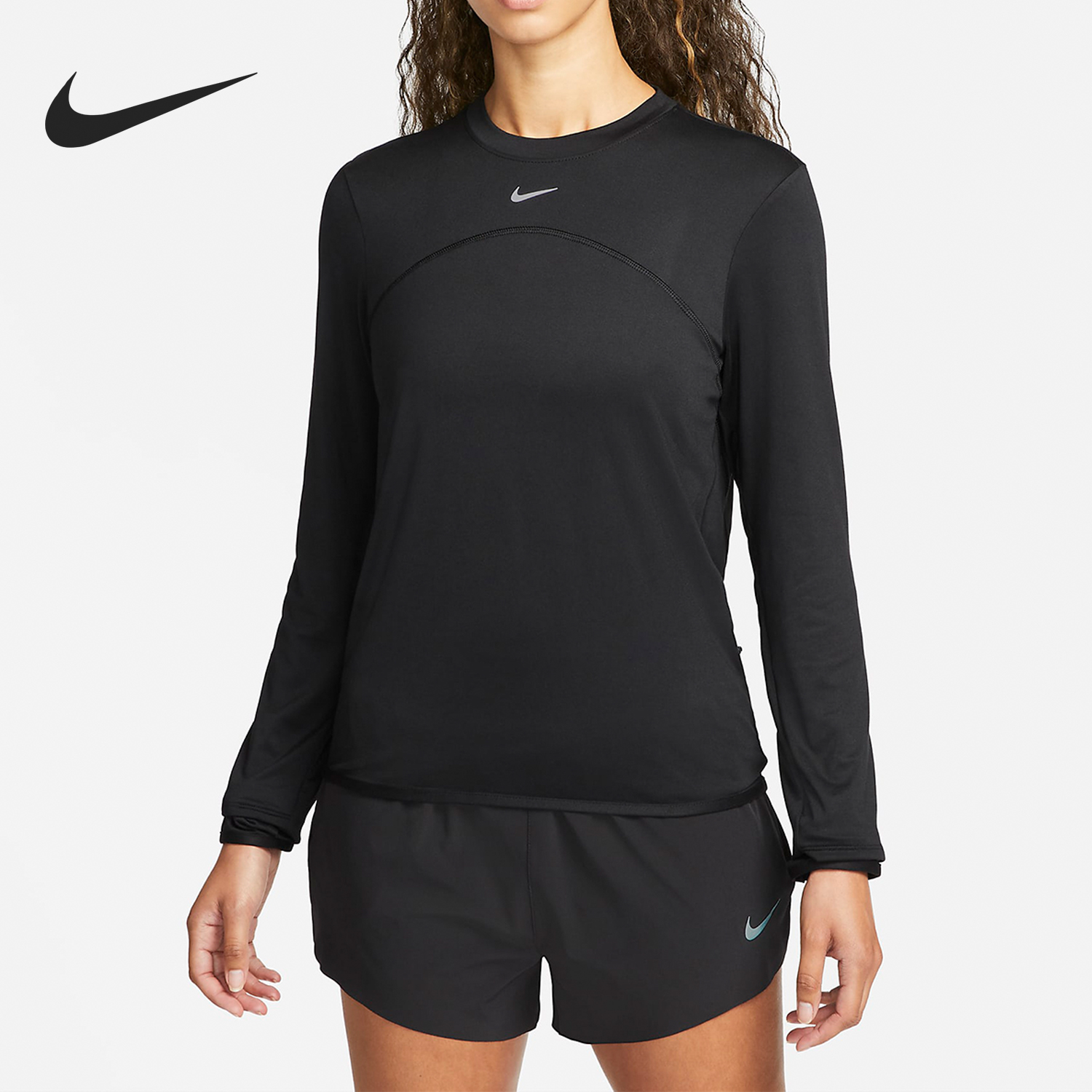 Nike/耐克正品冬季新款女子训练透气圆领运动长袖T恤FB4298