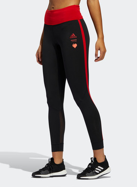 Adidas/阿迪达斯正品 OWN THE RUN TGT 女装跑步运动紧身裤FI0648