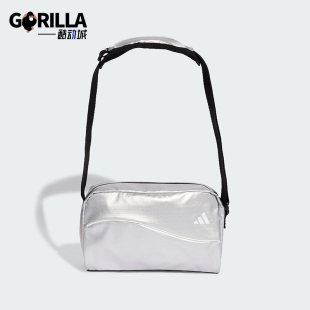 经典 Adidas 女士时尚 2025新款 休闲单肩斜挎包JM0157 阿迪达斯正品