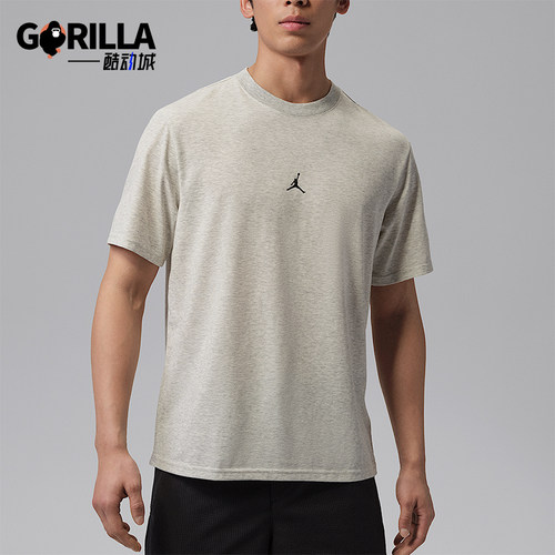 Nike/耐克正品JORDAN男士圆领轻盈柔软简约运动针织T恤IB6758-050