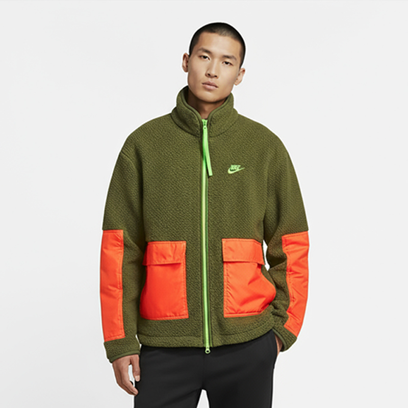 Nike/耐克正品当季新款羊羔绒保暖男子运动夹克DV8183-326