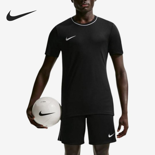 Nike/耐克正品Dri-Fit男士透气Logo圆领短袖T恤HM7127-010