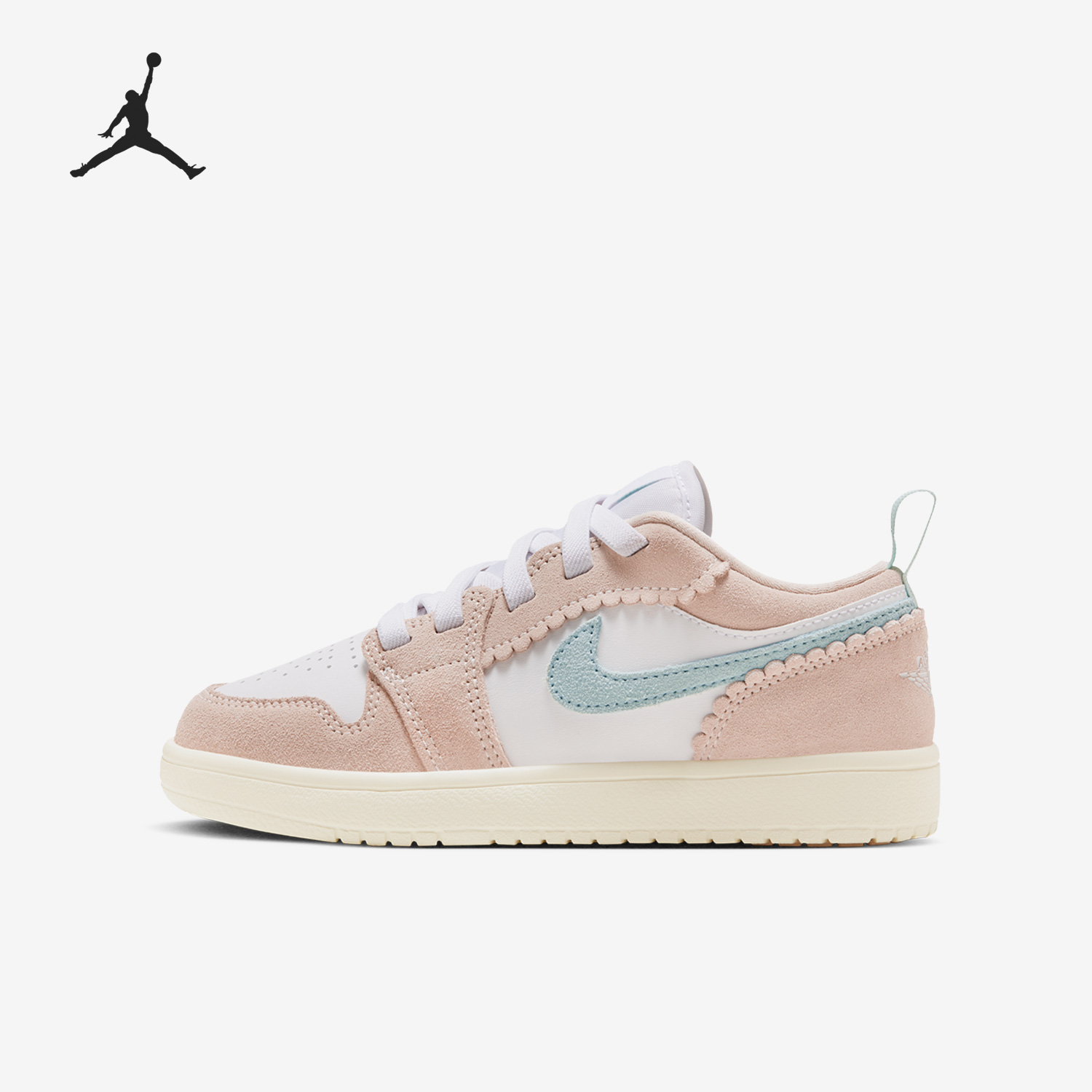 耐克儿童耐磨低帮复古篮球板鞋