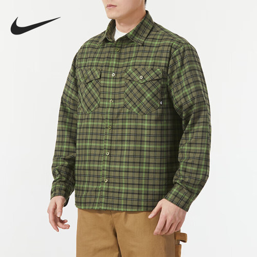 Nike/耐克男士复古长袖衬衫