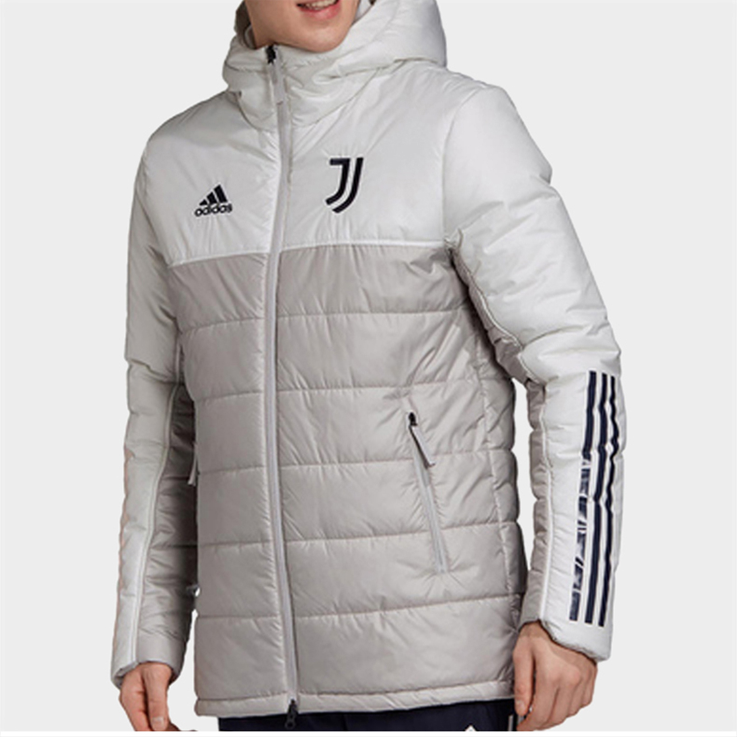 Adidas/阿迪达斯正品秋新款男子外套连帽运动训练休闲棉服FR4250