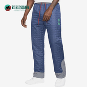 DJ9744 Nike 414 复古拼接宽松经典 直筒休闲长裤 耐克正品 CLOT男士