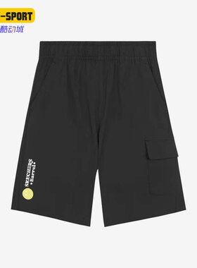 Skechers/斯凯奇正品夏季大童运动休闲宽松透气短裤 P222B036