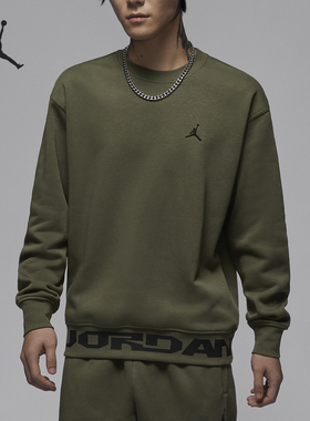 Nike/耐克官方正品JORDAN男士加绒休闲复古圆领卫衣FV7437-222