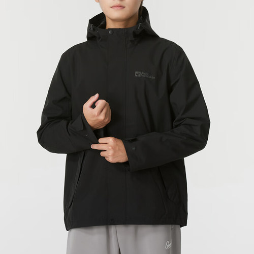 Jack wolfskin/狼爪正品新款男士长袖日常冲锋衣5124051-6502