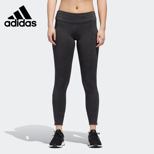 阿迪达斯女跑步紧身裤