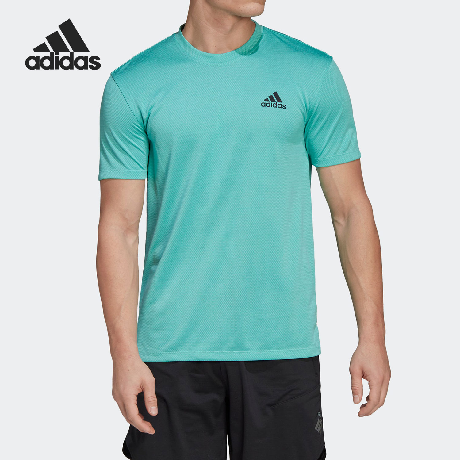 阿迪达斯正品男子运动短袖
