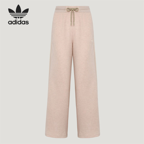 Adidas/阿迪达斯正品三叶草女士针织休闲日常系带柔软长裤KY8486