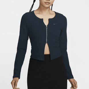 耐克正品 上衣HM3725 26夏休闲女士针织透气修身 开衫 171 长袖 Nike