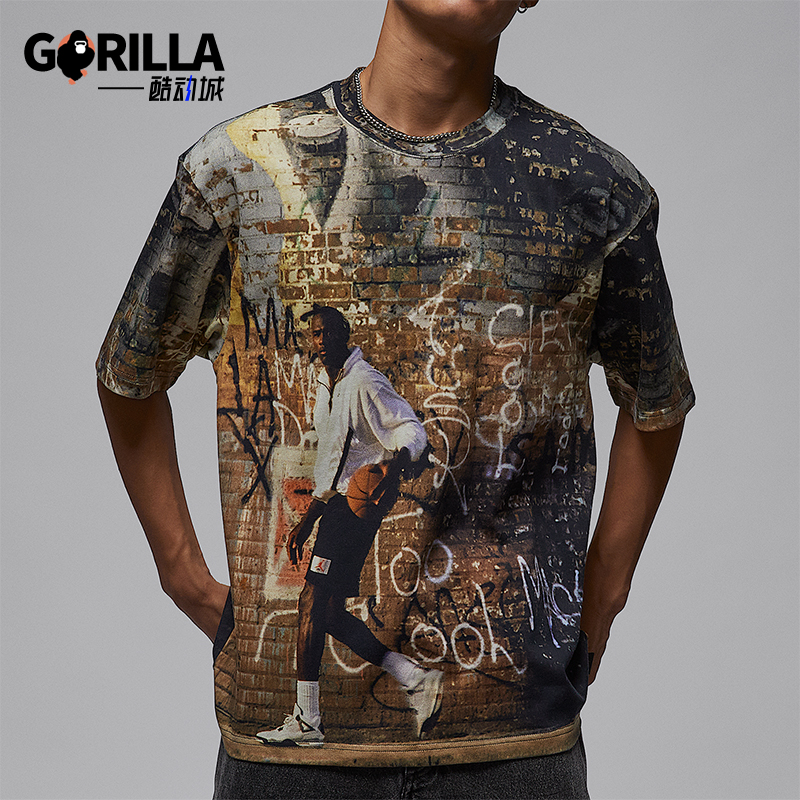 Nike/耐克正品Air Jordan 85男士透气复古潮流短袖T恤HQ9007-045