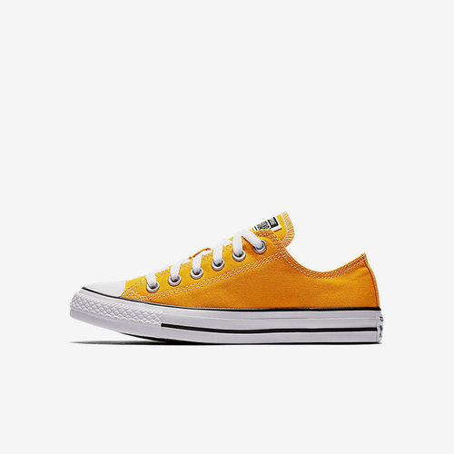 Converse匡威 休闲低帮男女帆布鞋时尚情侣款板鞋黄色159676C