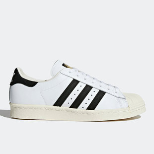 Adidas 三叶草Superstar 80S男女贝壳头板鞋 G61070 阿迪达斯正品