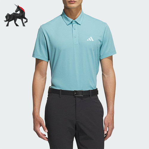 Adidas/阿迪达斯正品夏季男士运动高尔夫翻领短袖POLO衫JM0232