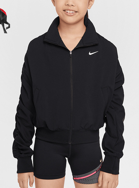 Nike/耐克正品2025大童运动训练梭织时尚拉链立领外套HJ5192-010