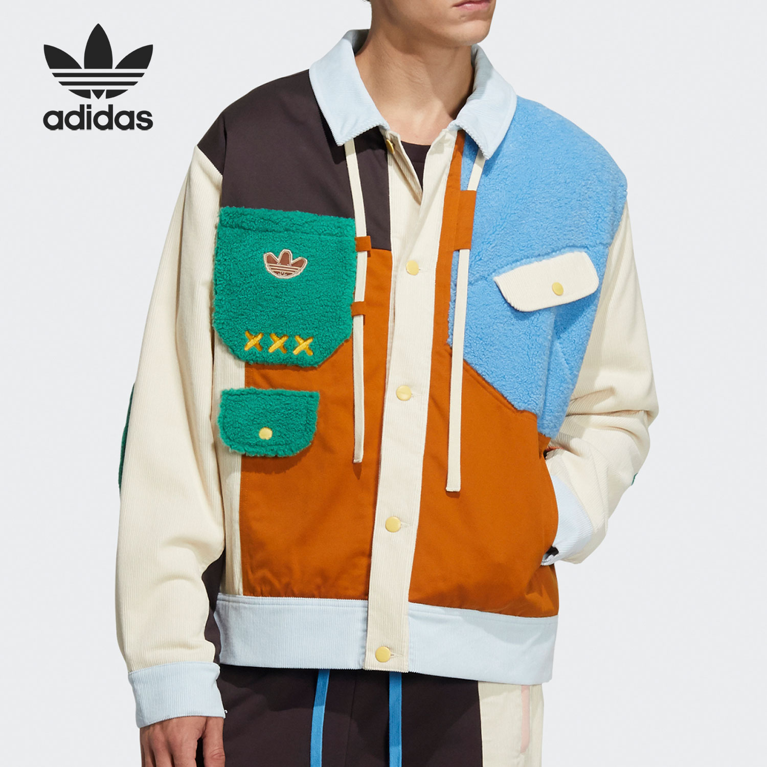Adidas/阿迪达斯三叶草男子夹克
