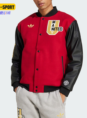 Adidas/阿迪达斯正品三叶草男士足球运动休闲保暖棉服JF0366