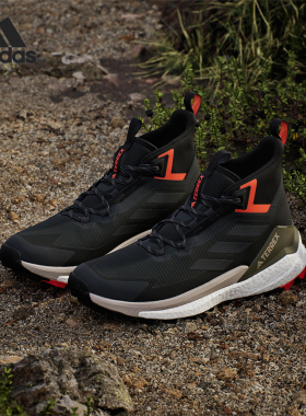 Adidas/阿迪达斯正品TEREXTEREX空新款黑橙色经典越野跑鞋IH0669