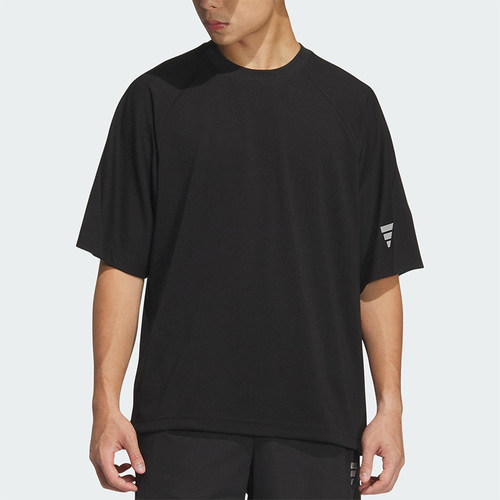 Adidas/阿迪达斯正品2025夏款男运动宽松针织透气短袖T恤KH1473