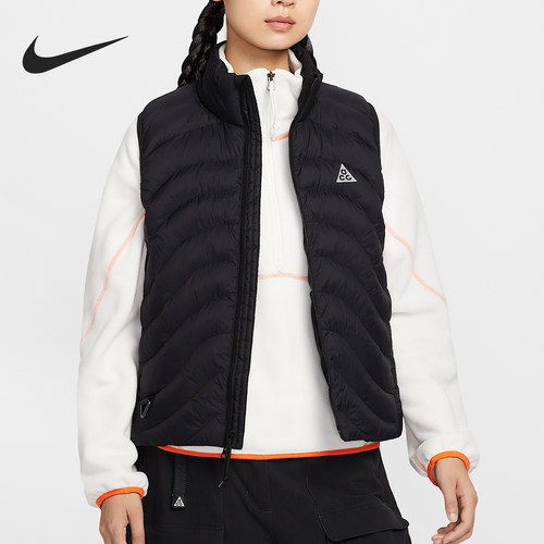Nike/耐克正品2025秋季款女士日常立领运动保暖棉马甲IB0803-010