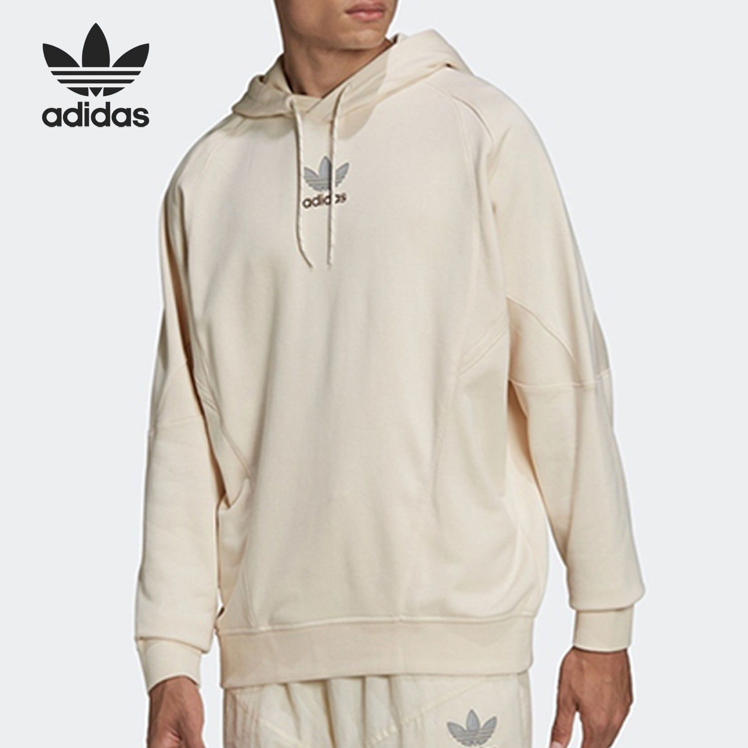 阿迪达斯男子连帽运动卫衣