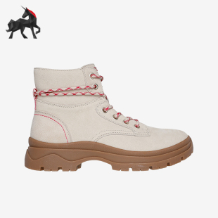 Skechers/斯凯奇年新款女士复古户外高帮中筒马丁靴