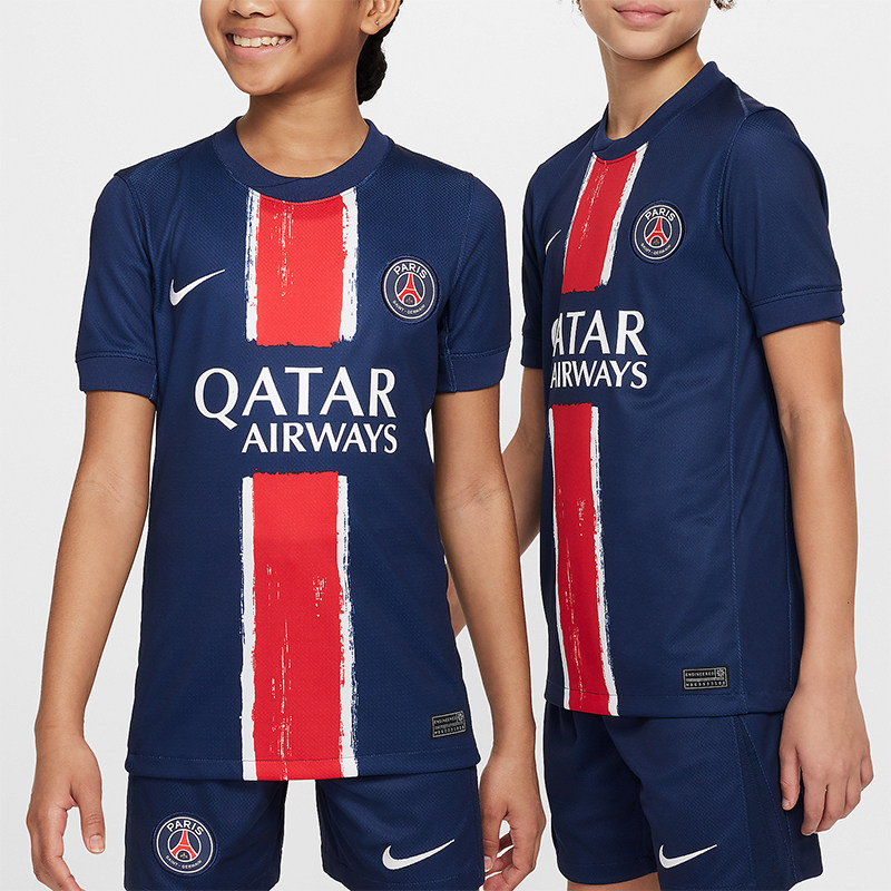 Nike/耐克正品Dri-FIT 大童夏季舒爽足球圆领球衣FN9155-411