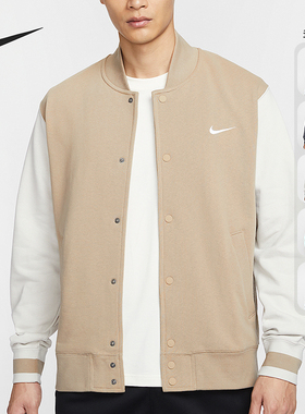 Nike/耐克正品2025春季新款男士针织宽松拼接外套IB8766-341