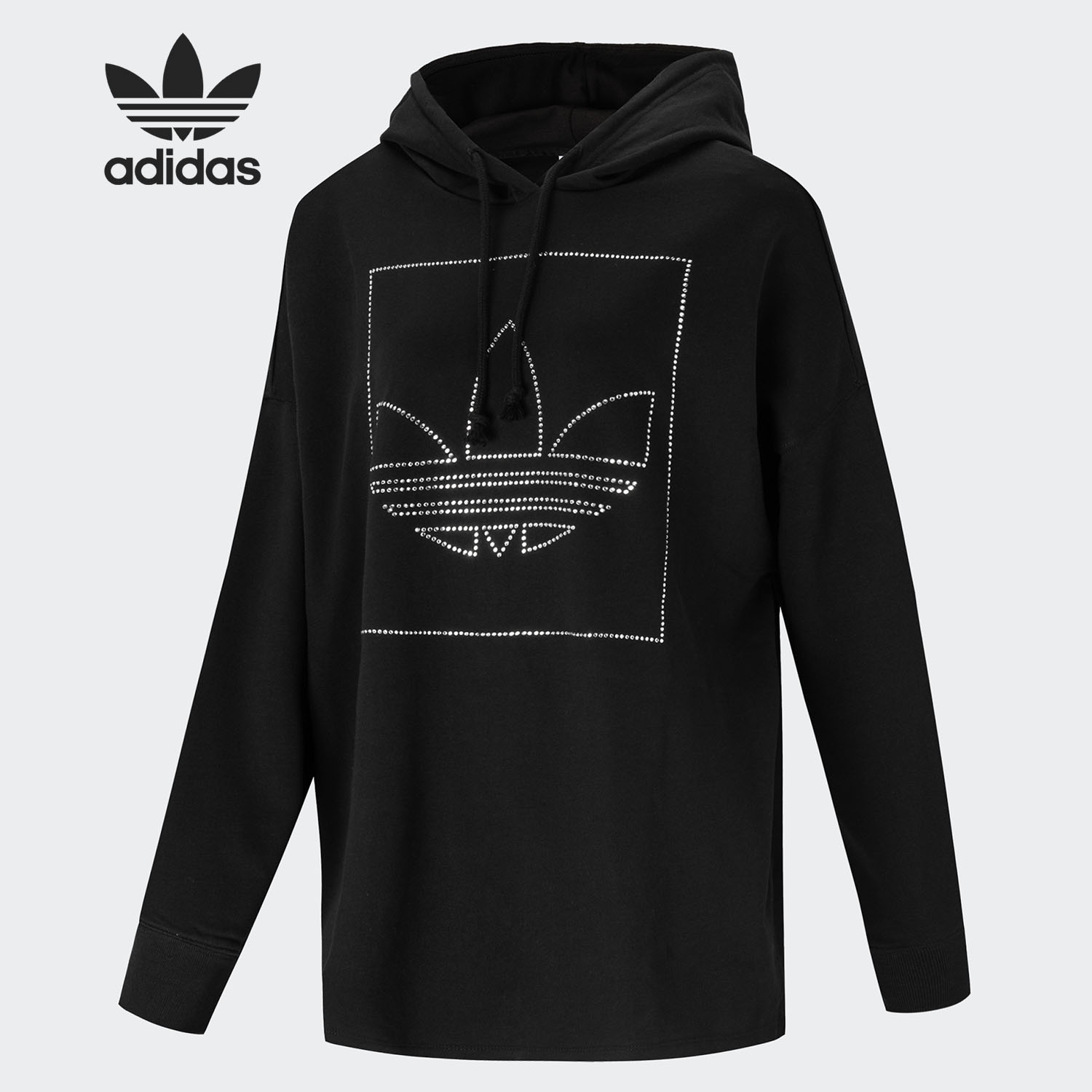 adidas/阿迪达斯正品三叶草 2020春季女装运动时尚套头衫gi1136